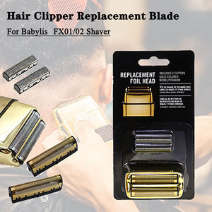 Juego de Láminas y Cuchillas de Repuesto Profesionales FX01 FX02 para Afeitadora – Cubierta de Cabezal de Doble Lámina para Afeitadora Eléctrica de Barbero - Product Image 3