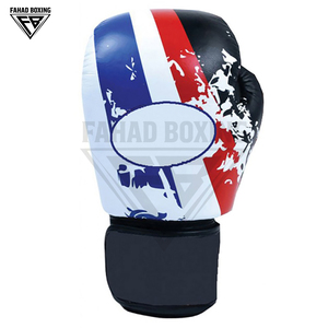 Crea tus propios guantes de boxeo de cuero PU de 8 oz, personalizados, de diseño impreso, populares, modernos y de última tendencia, para venta al por mayor. - Product Image 2