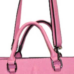 Sac à main en cuir rose AKA, élégant, avec poignée supérieure, sac bandoulière, sac fourre-tout tendance pour femmes, usage quotidien - Product Image 3