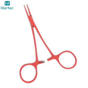 High Quality Stainless Steel Manual Mosquito Forceps 10cm 12.5cm Straight Curved Hemostatic Clamps Surgical Operating - Product Image 3