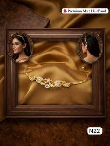 Ping Bling Premium Gold Tone Crystal Floral Headband for Women Elegant Bridal Hair Band <b>Wedding</b> Party Rhinestone Hair <b>Accessory</b> - Product Image 2