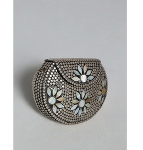 Designer <b>Mosaic</b> Pattern Clutch with Chain for Formal Party and Bridal Wear - Product Image 1