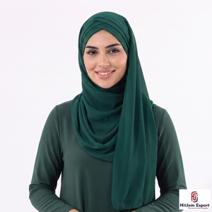 Wholesale Custom Chiffon Scarf Design <b>Silk</b> Feel <b>Head</b> <b>Wrap</b> Shawl OEM ODM Fashion Manufacturer India - Product Image 4