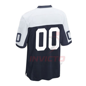 เสื้อฟุตบอลอเมริกันแบบ OEM ODM ผลิตตามสั่ง พร้อมงานปักและงานพิมพ์ - Product Image 4