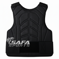 Protection corporelle pour paintball et airsoft, gilet tactique de protection thoracique, absorption des chocs élevée, ajustement réglable, rembourrage durable, OEM