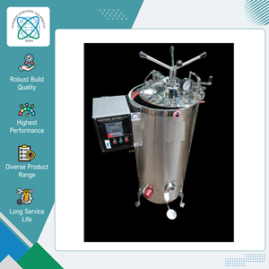 Suministro Directo de Fábrica, Autoclave Vertical de Acero Inoxidable de Primera Calidad con Indicador Digital de Temperatura al Mejor Precio - Product Image 6