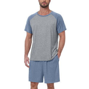 Ensemble short et chemise pour homme, coupe oversize, 100% coton, été, décontracté, manches courtes, séchage rapide, style streetwear, logo personnalisé, OEM, en gros - Product Image 5