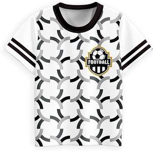 ชุดกีฬาฟุตบอลเด็กยอดนิยม เสื้อยืดและกางเกงขาสั้น ชุดฝึกซ้อมทีม - Product Image 5