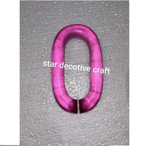 Eslabones de Cadena de Resina Transparentes de Gran Tamaño y Coloridos para Decoración de Paredes, Proyectos de Bricolaje, Separadores de Habitaciones y Accesorios para Cortinas - Product Image 4