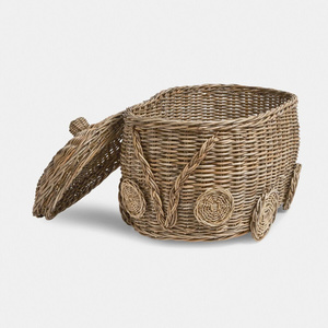 Innovative Rattan Car Shape <b>Toy</b> <b>Storage</b> <b>Basket</b> Handmade Modern Kids Vehicle Shape Wicker <b>Storage</b> <b>Basket</b> - Product Image 4