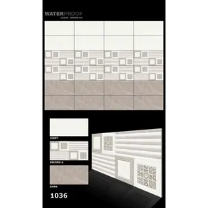 Vistaar Company Hot Sale 3D Inject Digital Printing HD Glossy Ceramics Glaze Wall Tiles 12*24 12x24 30*60 30x60 300x600 300*600