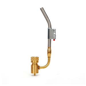 Torche à gaz propane portable Tesmo, flamme pivotante à 1800°C, construction en laiton et acier inoxydable pour le brasage, la soudure, les tuyaux en cuivre, AC - Product Image 4