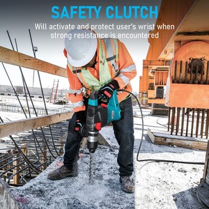 เครื่องเจาะทำลายคอนกรีตแบบใช้แรงกระแทก ขนาดหัวจับ 1-1/8 นิ้ว น้ำหนัก 35 ปอนด์ - Product Image 4