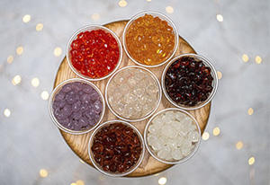 Perlas de Konjac 3Q listas para comer, gelatina de cristal para té de burbujas, topping para té con leche, té de frutas y postres - Product Image 3