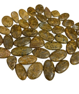 พลอยแจสเปอร์หลังเบี้ยทรงหลวมผิวเรียบสำหรับการทำเครื่องประดับตามสั่งขนาดต่างๆตาม100% - Product Image 4