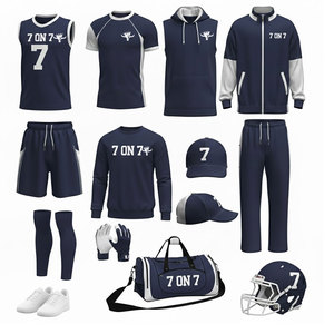 Training Wear Wholesale Price 7 on 7 Uniform Packages Pakistan Made Best Quality 7 on 7 Uniform Packages For <b>Men</b> - Product Image 1