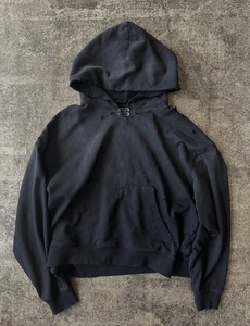 DISCOVER-IMPEX Sweat à capuche tricoté unisexe noir 100% coton, imprimé, respirant, lavage par pulvérisation, strass, coupe ample, écologique, collection hiver - Product Image 4