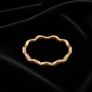 925 <b>Sterling</b> Wavy <b>Ring</b> Dainty Stacking <b>Ring</b> for Women Squiggle <b>Ring</b> Minimalist Stackable Wedding Band Simple Gift Jewelry - Product Image 2
