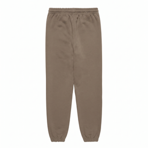 Pantalon de jogging en molleton doux 500 GSM en coton et polyester, imprimé graphique taupe, logo personnalisé, impression sérigraphique, marque privée - Product Image 2