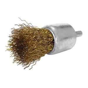 Brosse métallique en laiton très demandée pour le polissage des surfaces en acier, aluminium, cuivre et autres métaux, disponible au meilleur prix - Product Image 4