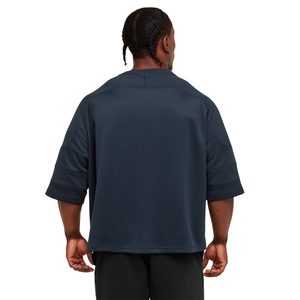 Camiseta Deportiva Extra Grande para Hombre, Transpirable, de Alto Rendimiento, Holgada, para Entrenamiento Atlético, Color Azul Stealth - Product Image 2
