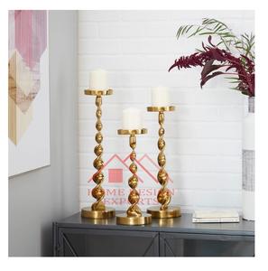 Golden Tall Candlestick Holder for Home Decorations for Home Hotels & Restaurants Latest Home Decor - Product Image 1