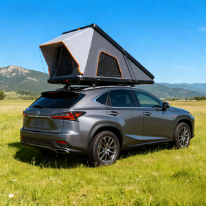 Tente de toit rigide à chargement solaire, légère, ouverture automatique, design en panneaux alvéolaires pour le camping en plein air - Product Image 4