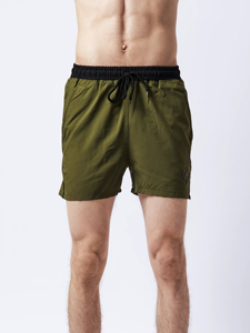 Modern Solid Formal Mens Fashion Shorts Stylish Summer Outfit Breathable Eco-Friendly Nylon/Cotton Drawstring - Product Image 4