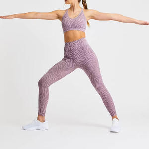 Leggings de Cintura Alta, Top Deportivo, Conjunto Deportivo de 2 Piezas para Mujer, Leggings de Cintura Alta, Conjunto de Gimnasio con Logotipo Frontal - Product Image 6