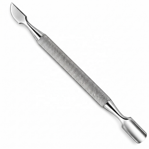 Empujador de Cutículas de Doble Punta MJW, Limpiador de Uñas de Acero Inoxidable con Mango Antideslizante, Herramientas de Manicura y Pedicura, Venta al Por Mayor - Product Image 4