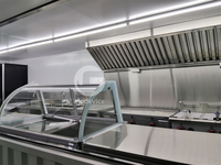 Conteneur de cuisine transportable, conteneur de restaurant, conversion entièrement équipée pour café, restaurants de restauration rapide, boutiques de barbecue