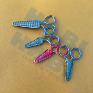 Stainless Steel Coloured Embroidery Scissors Gold Blades Handles for <b>Nail</b> Application Right-<b>Handed</b> Custom Logo Professional - Product Image 6