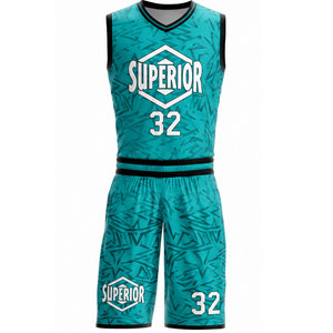 Tenues d'équipe de basketball professionnelles avec une construction légère en polyester, un design entièrement sublimé et une durabilité accrue - Product Image 1