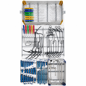 Juego de Instrumentos para Cirugía Mínimamente Invasiva de Columna Vertebral Posterior Lumbar MIS, Kit de Instrumentos Quirúrgicos Ortopédicos de Acero Inoxidable - Product Image 1