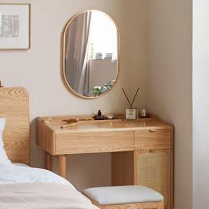 Tocadores de Maquillaje Modernos con Espejo y Luces, Venta al por Mayor Directa de Fábrica en Vietnam, Precios Competitivos - Product Image 2