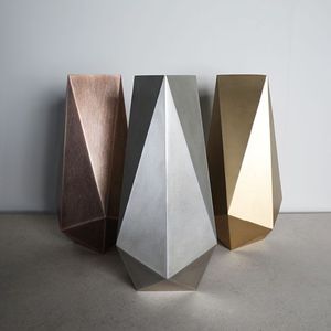 Styling <b>vase</b> elegant tabletop centrepiece designer metallic decor contemporary artistic <b>vase</b> premium decor accessory fashionable - Product Image 2