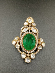 Amaira Jewels - Juego de Colgantes Clásicos Chapados en Oro sobre Base de Plata Vintage, con Forma de Pájaro, Amuleto Solitario, Joyería Hecha a Mano para Mujer, para Boda - Product Image 1