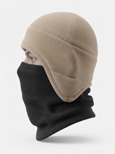 Unisex Winter <b>Warm</b> <b>Hat</b> with Ear Flaps Face Covering Soft Fleece Material Comfortable Outdoor Cold Weather Cap - Product Image 6