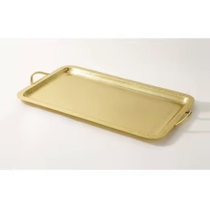 Metal Serving <b>Tray</b> Elegant Design Decorating Food <b>Storage</b> <b>Trays</b> for Breakfast Parties Weddings Picnics Use At Wholesale Price - Product Image 3