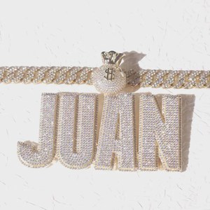 Money Bag Dollar Sign Bail <b>Pendant</b> Hip Hop VVS Moissanite <b>Pendant</b> Iced Out Custom Two Tone <b>Pendant</b> Personalized <b>Initial</b> <b>Pendant</b> - Product Image 5