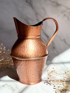 <b>Copper</b> <b>table</b> accessory <b>Copper</b> jug manufacturer <b>Copper</b> jug supplier <b>Copper</b> jug exporter <b>Copper</b> jug wholesaler <b>Copper</b> jug bulk - Product Image 3