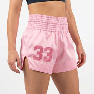 Shorts de Muay Thai para Mujer con Logotipo Personalizado OEM, Shorts de Boxeo Ligeros para Kickboxing y Muay Thai - Product Image 1