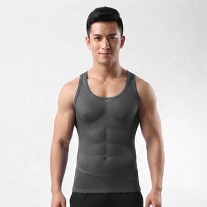 เสื้อกล้ามตาข่ายผ้าฝ้าย 100% ระบายอากาศได้ดี สำหรับผู้ชายและผู้หญิง เสื้อกล้ามออกกำลังกายเซ็กซี่สำหรับโยคะ ขายส่ง - Product Image 4