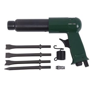 Kit de marteau pneumatique avec système de fixation rapide, 4 ciseaux, entrée d'air 1/4 pouce, outil de démolition pneumatique - Product Image 1