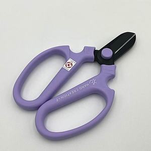 Fabriqué au Japon SAKAGEN Ciseaux à fleurs pour création à la main F-170 Lame noire Lavande - Product Image 4