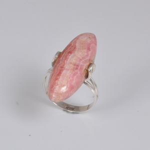 Anillo de joyería fina de Plata de Ley 925 para mujer, Rodocrosita, cabina ovalada, ajuste de bisel de piedras preciosas, fiesta de boda/aniversario, Plata a granel - Product Image 4