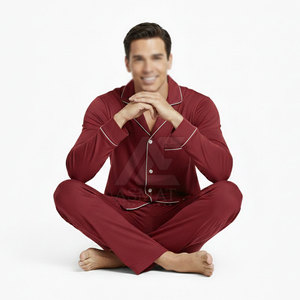 Vêtement de nuit pour homme de qualité supérieure, respirant, été, manches longues, tendance, vente en gros, 2026 - Product Image 5