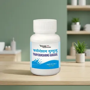 Extrait de plante biologique Trayodashang Guggulu, formule en poudre ayurvédique à base de plantes pour favoriser la mobilité et le bien-être quotidien - Product Image 3