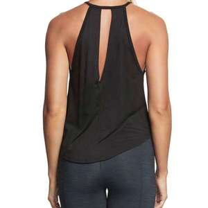 Nouveaux débardeurs asymétriques pour femmes, col halter, rembourrés, respirants, légers, en polyester tricoté extensible dans quatre directions - Product Image 3