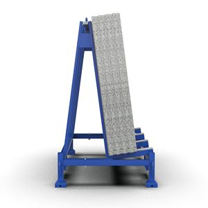 Série de rayonnages A-frame simple face de bonne qualité avec panneaux de présentation en acier pour entrepôt - Product Image 4
